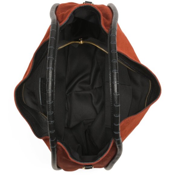 Elegant Rust Brown Satchel Bag - NWT - Picture 3 of 4